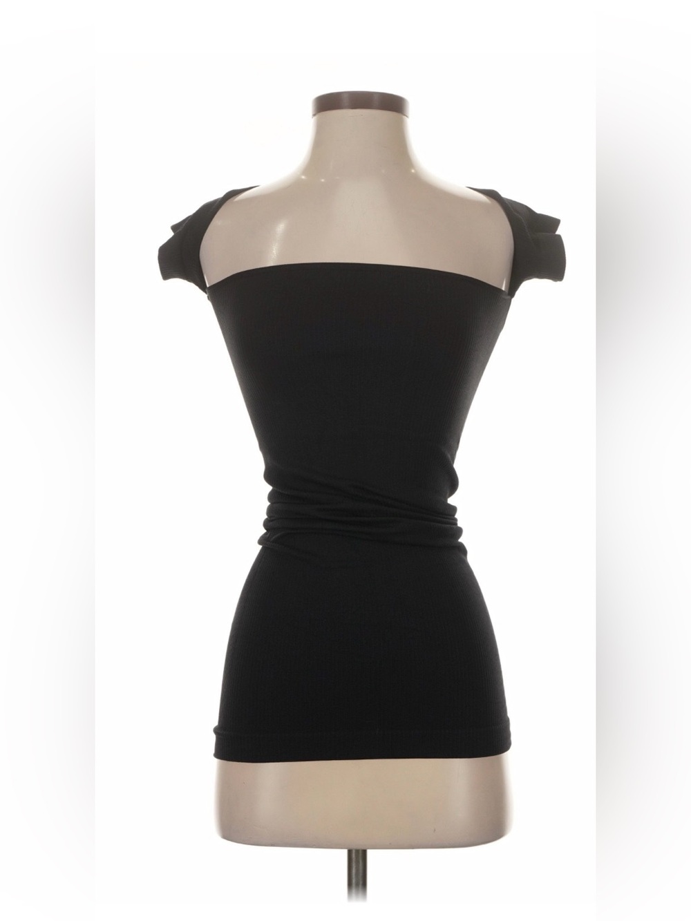 Black Form-Fitting Mini Dress